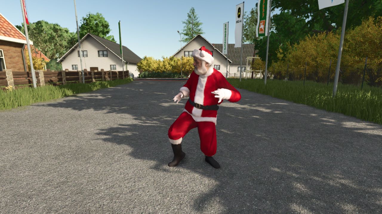 Animierte Weihnachtsmann-Dekoration 2