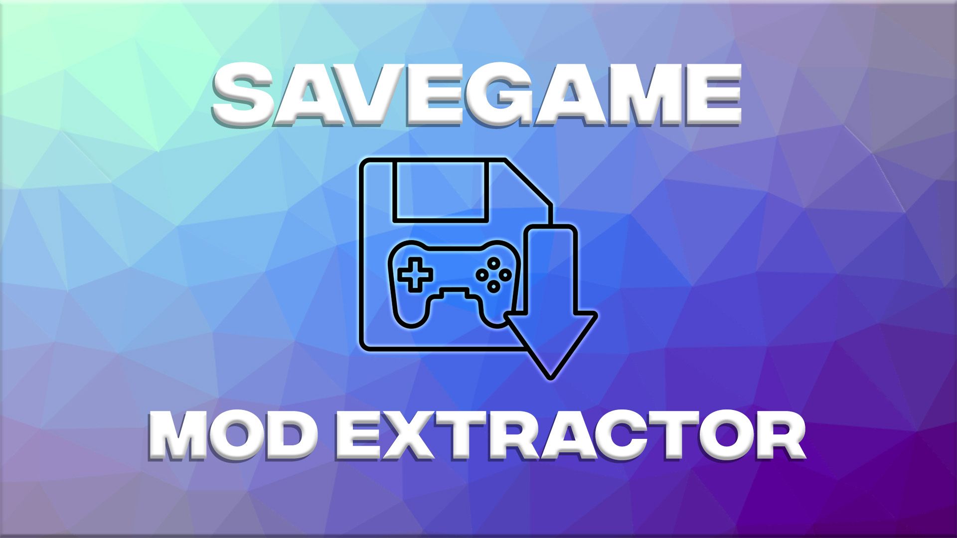 Savegame Mod-extractor
