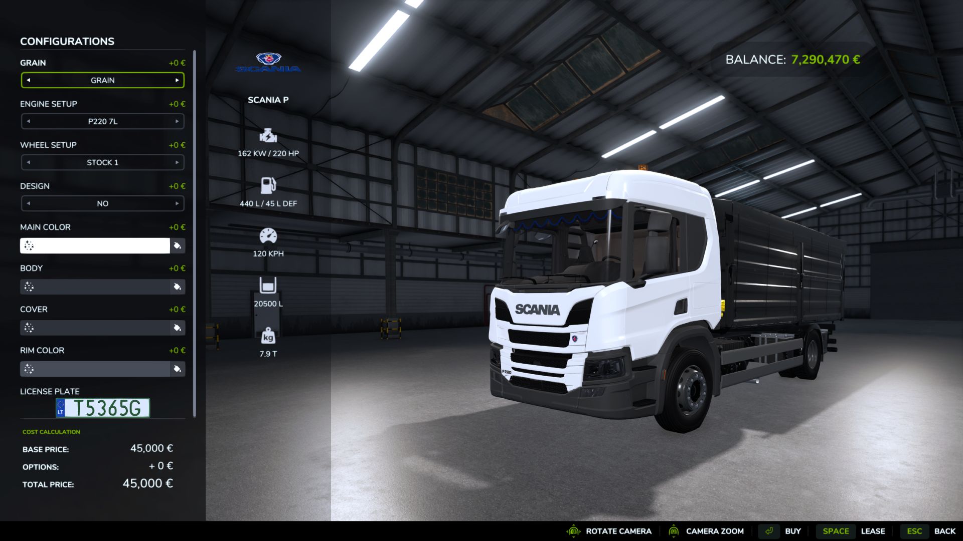 Scania P220/360-7L/9L