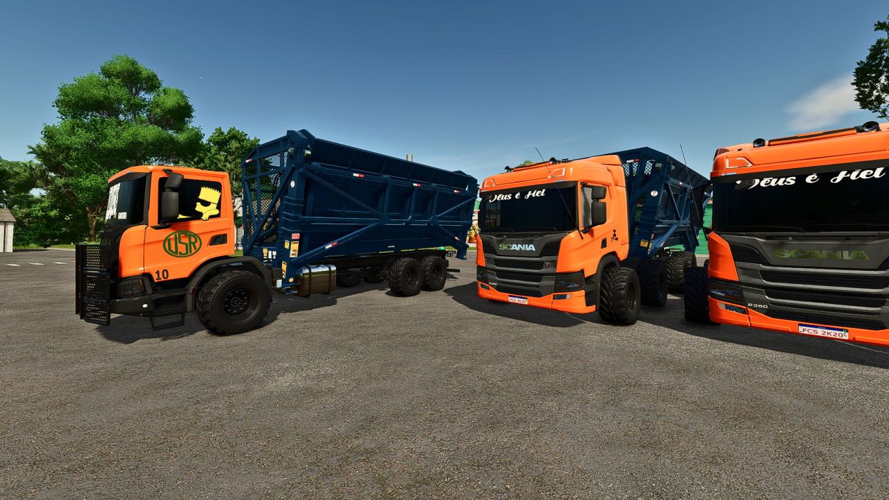 Грузовики Scania для сахарного тростника