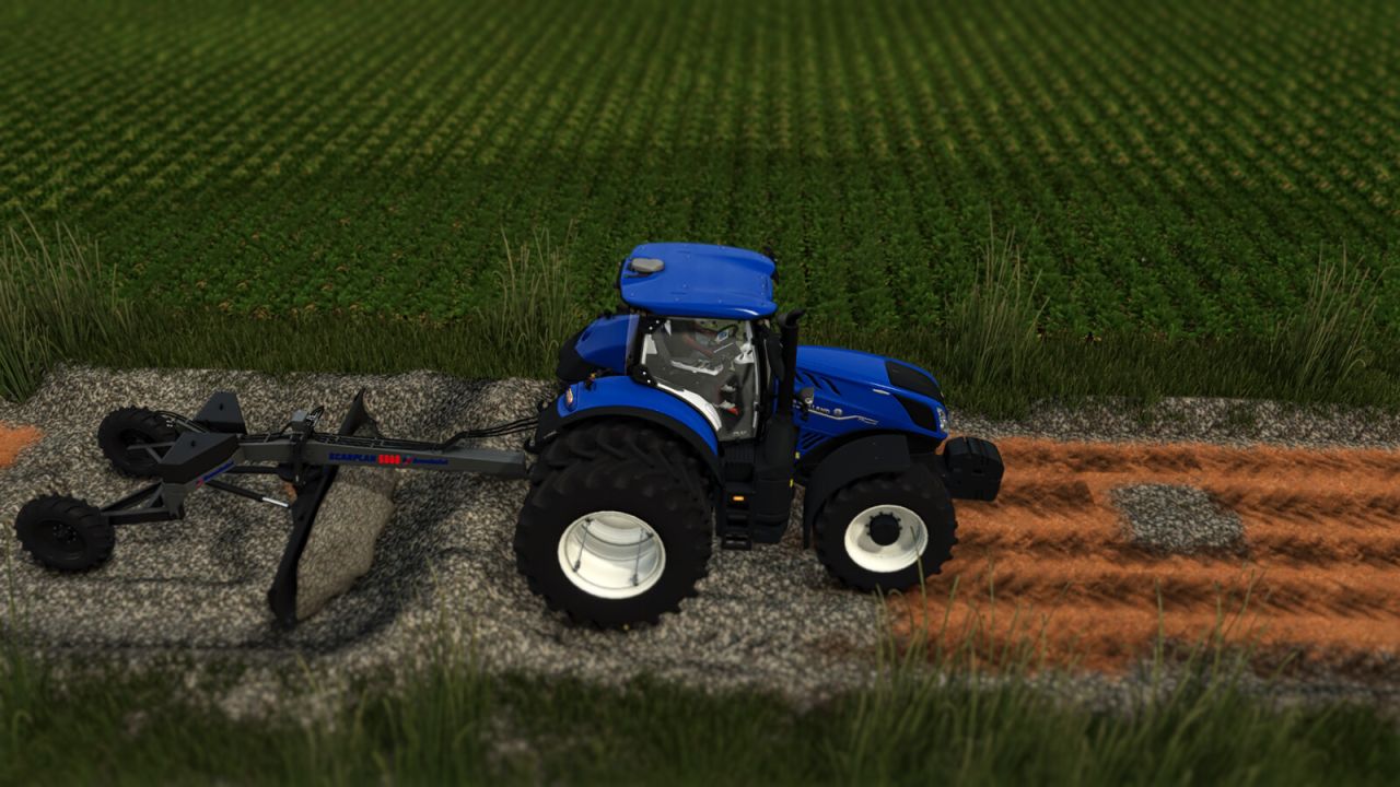 Scarabelot hydraulisch omkeerbaar nivelleerblad