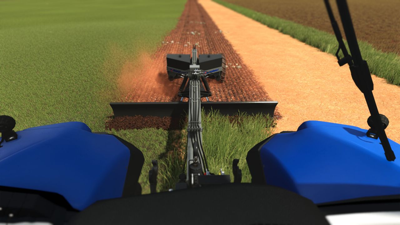 Scarabelot hydraulisch omkeerbaar nivelleerblad