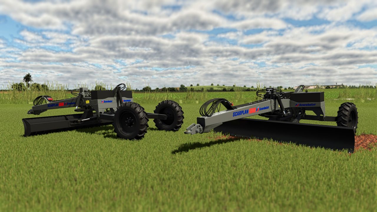 Scarabelot hydraulisch omkeerbaar nivelleerblad