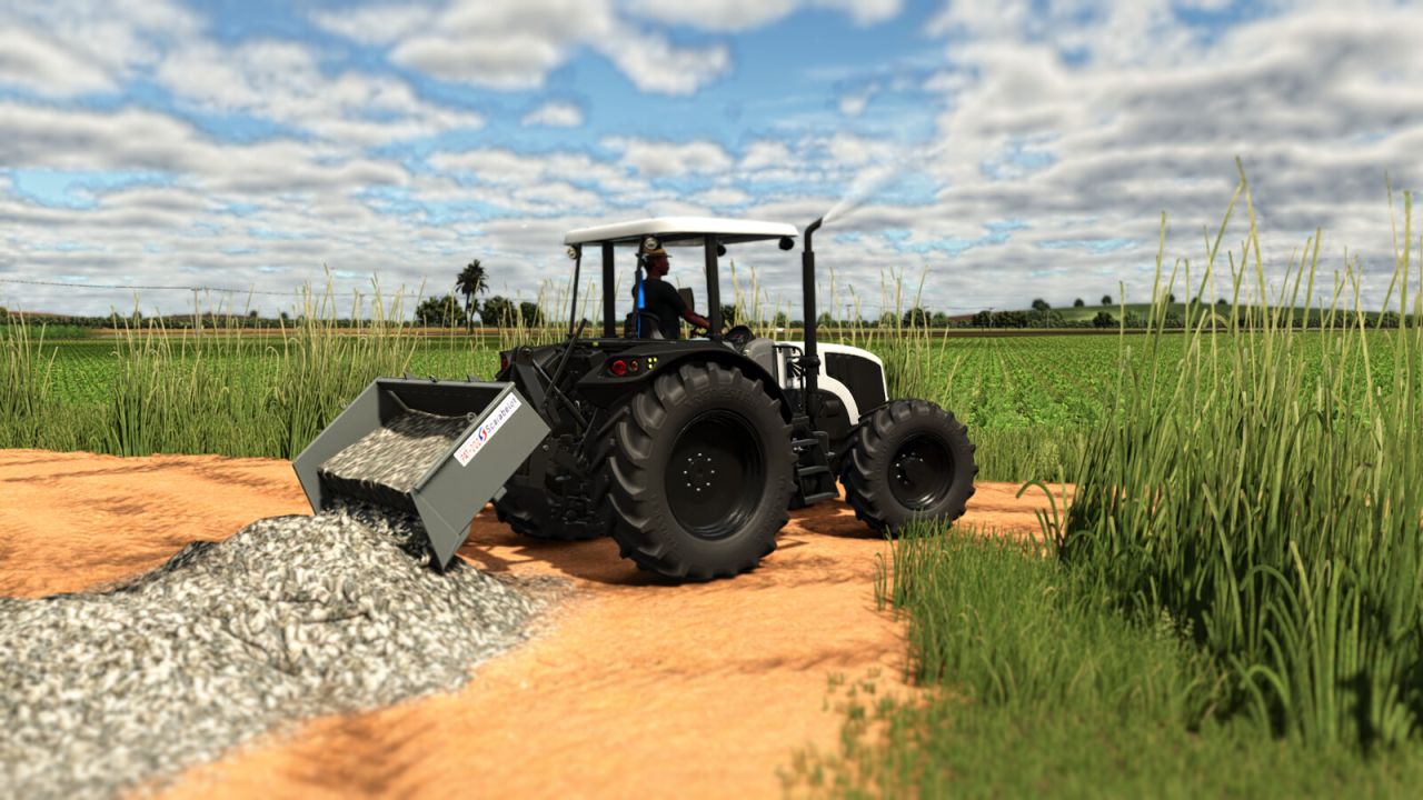 Scarabelot Heckkippbare Landwirtschaftliche Plattform