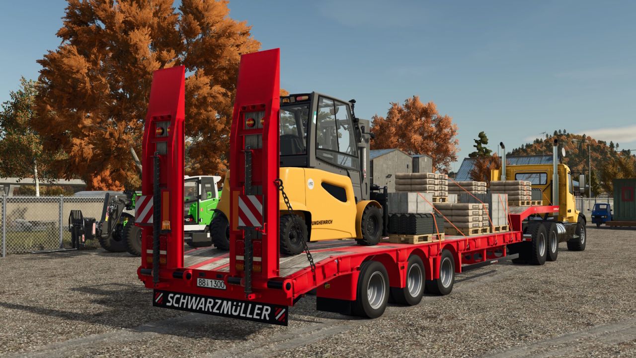 Schwarzmueller 3 eje bajo cargador