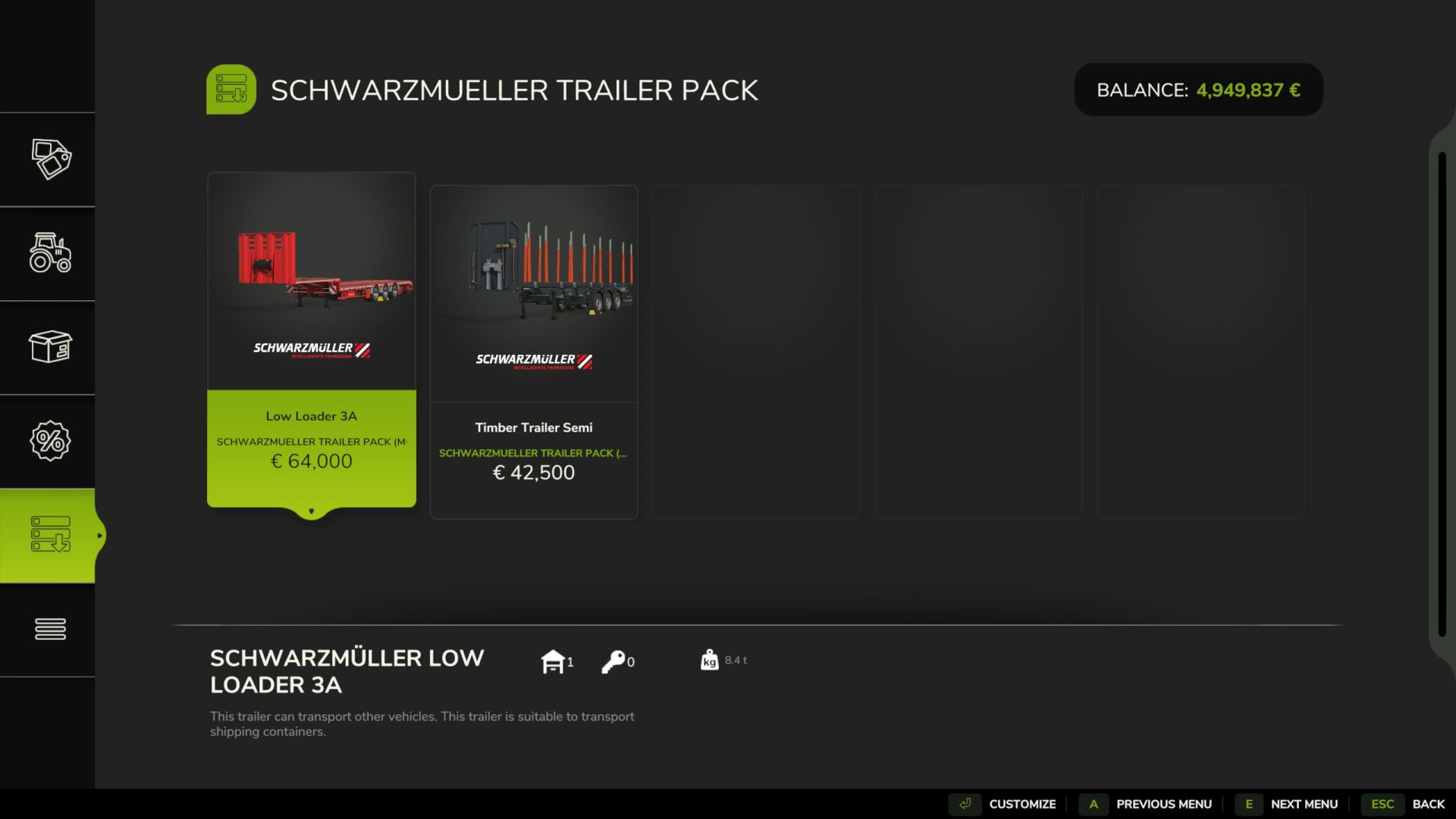 Schwarzmueller -Trailer -pack