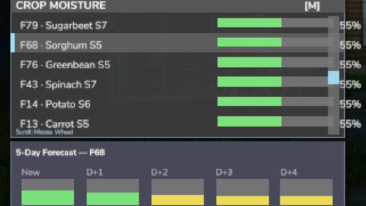 Saisonaler Pflanzenstress