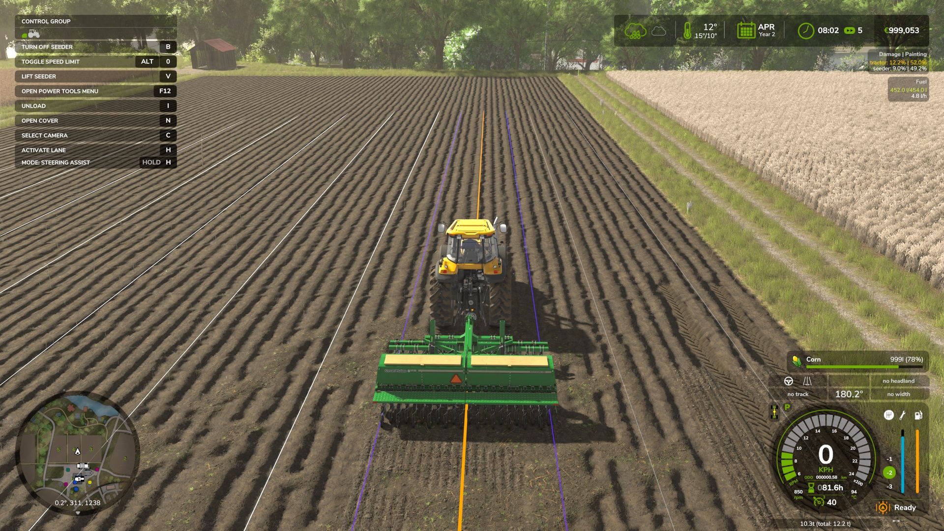 Seeders with planters cultures