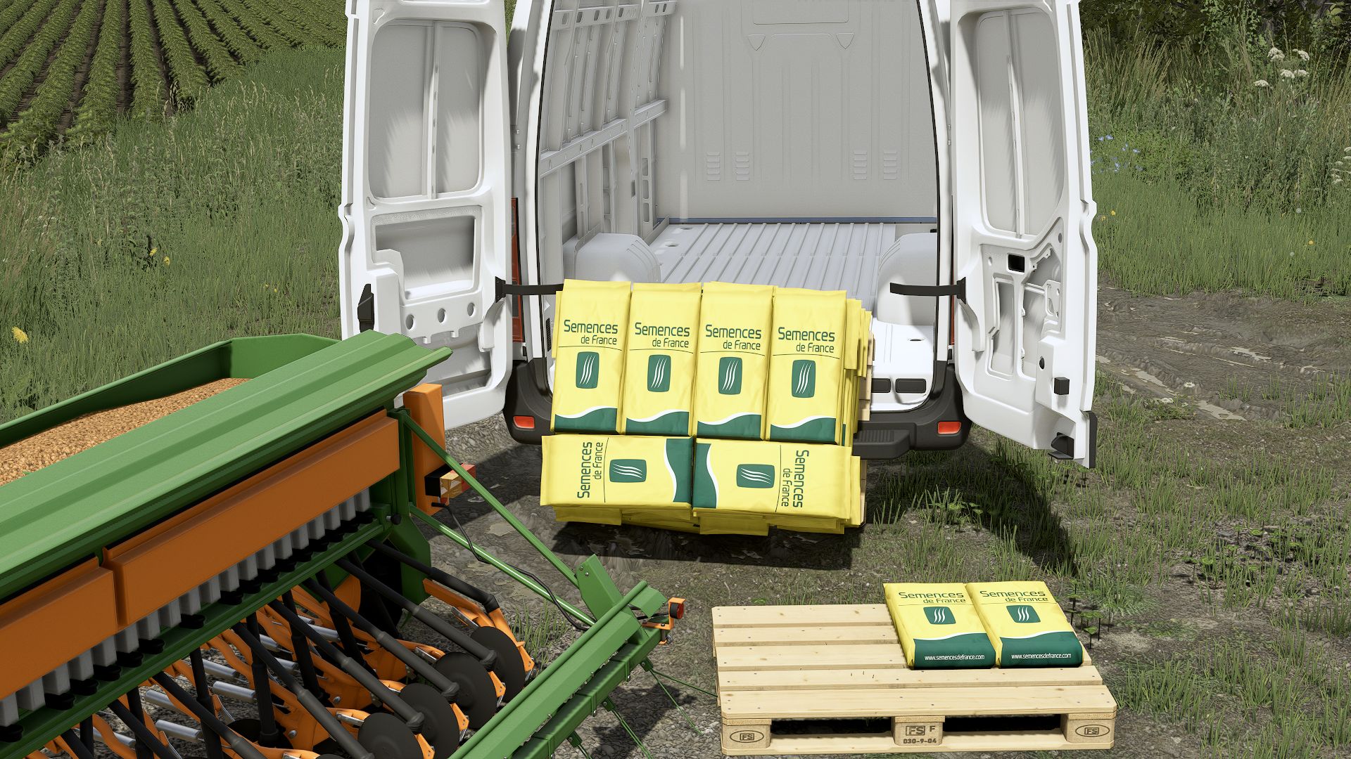 “Seeds of France” pallets
