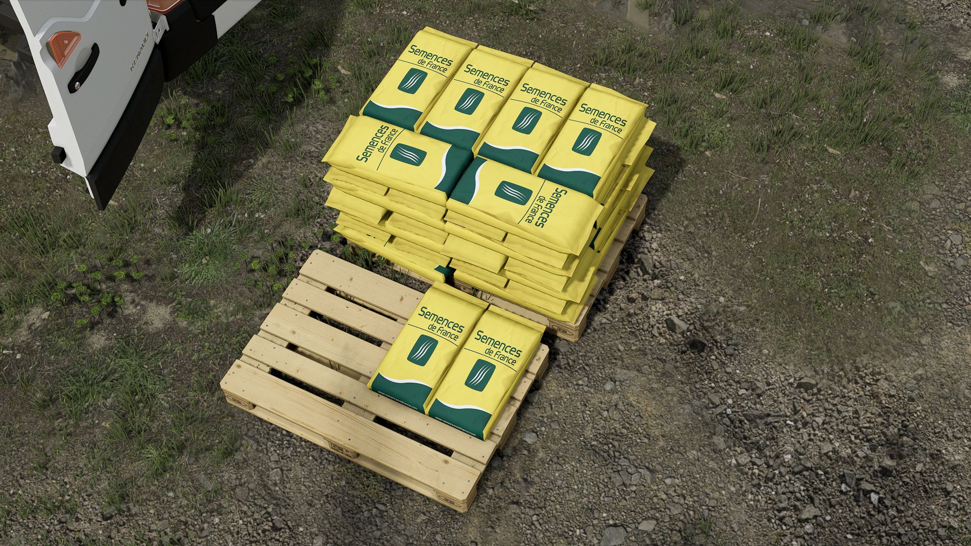 “Seeds of France” pallets