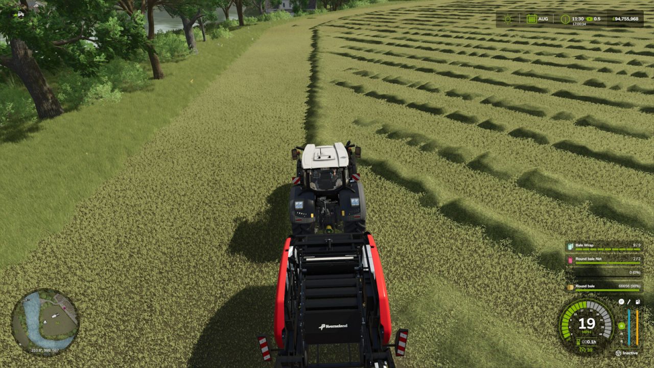 Pacchetto con capacità delle balle selezionabile