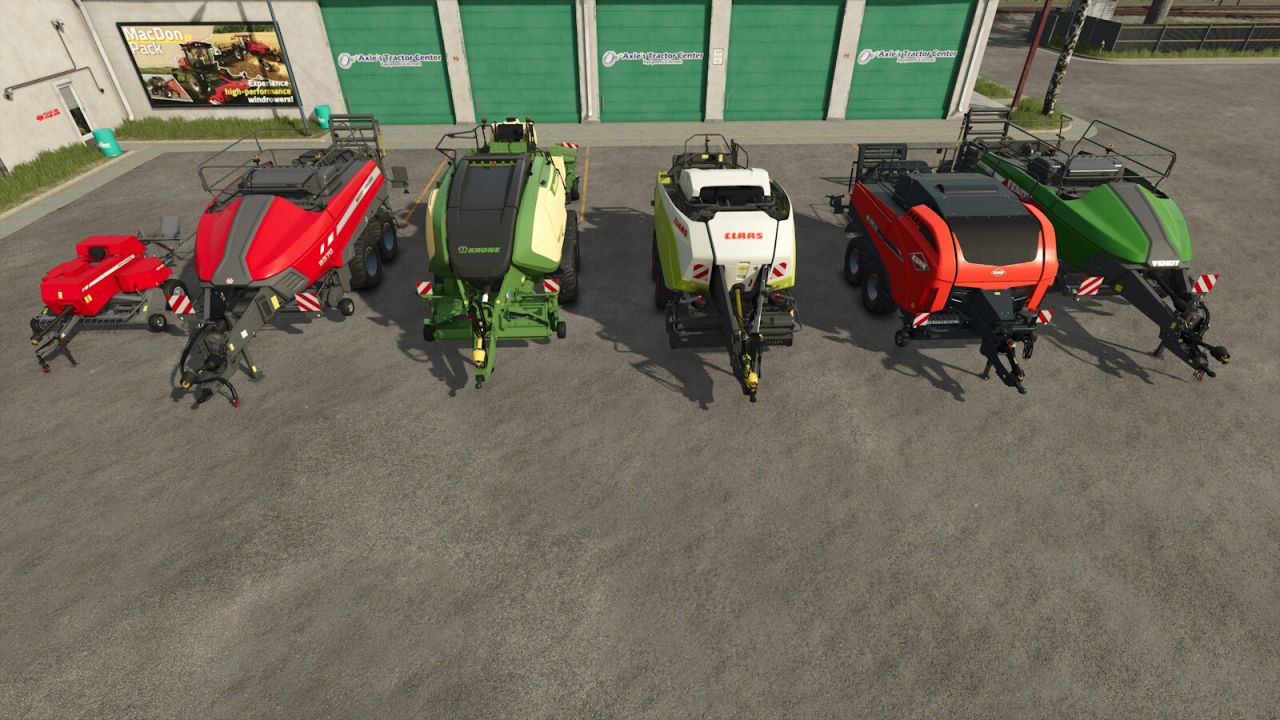 Wählbare Ballenkapazität Pack