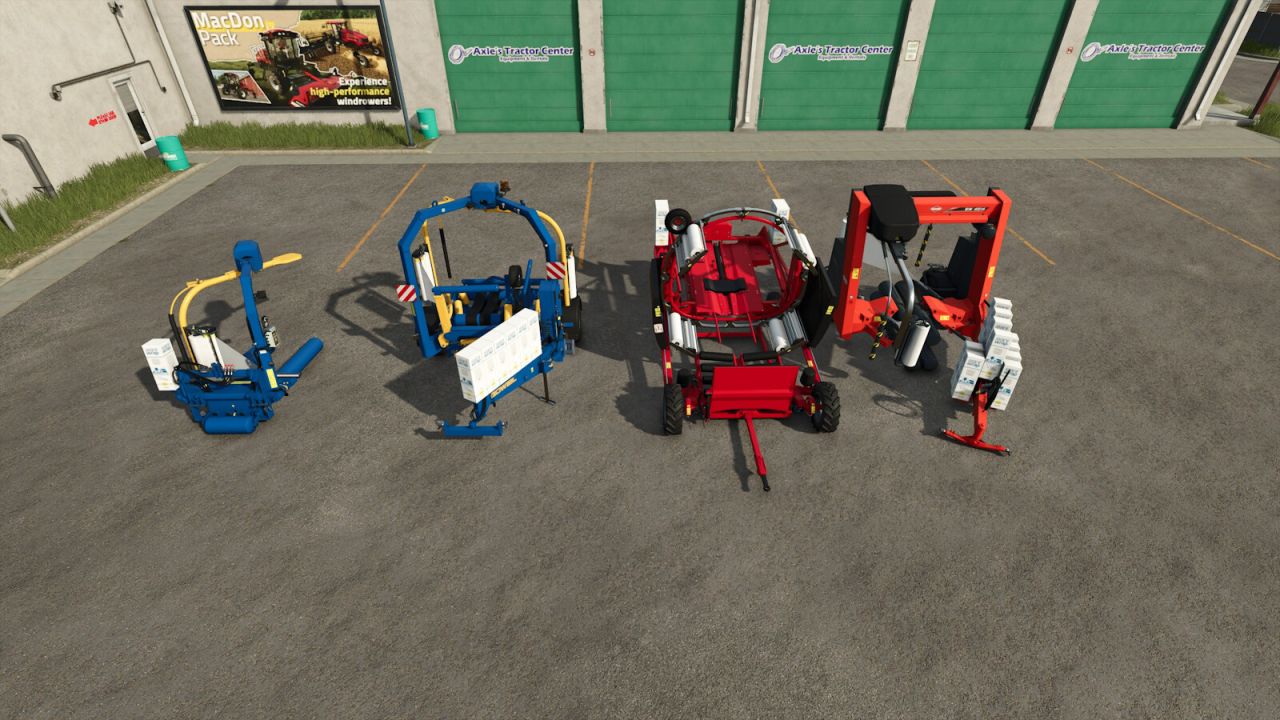 Wählbare Ballenkapazität Pack