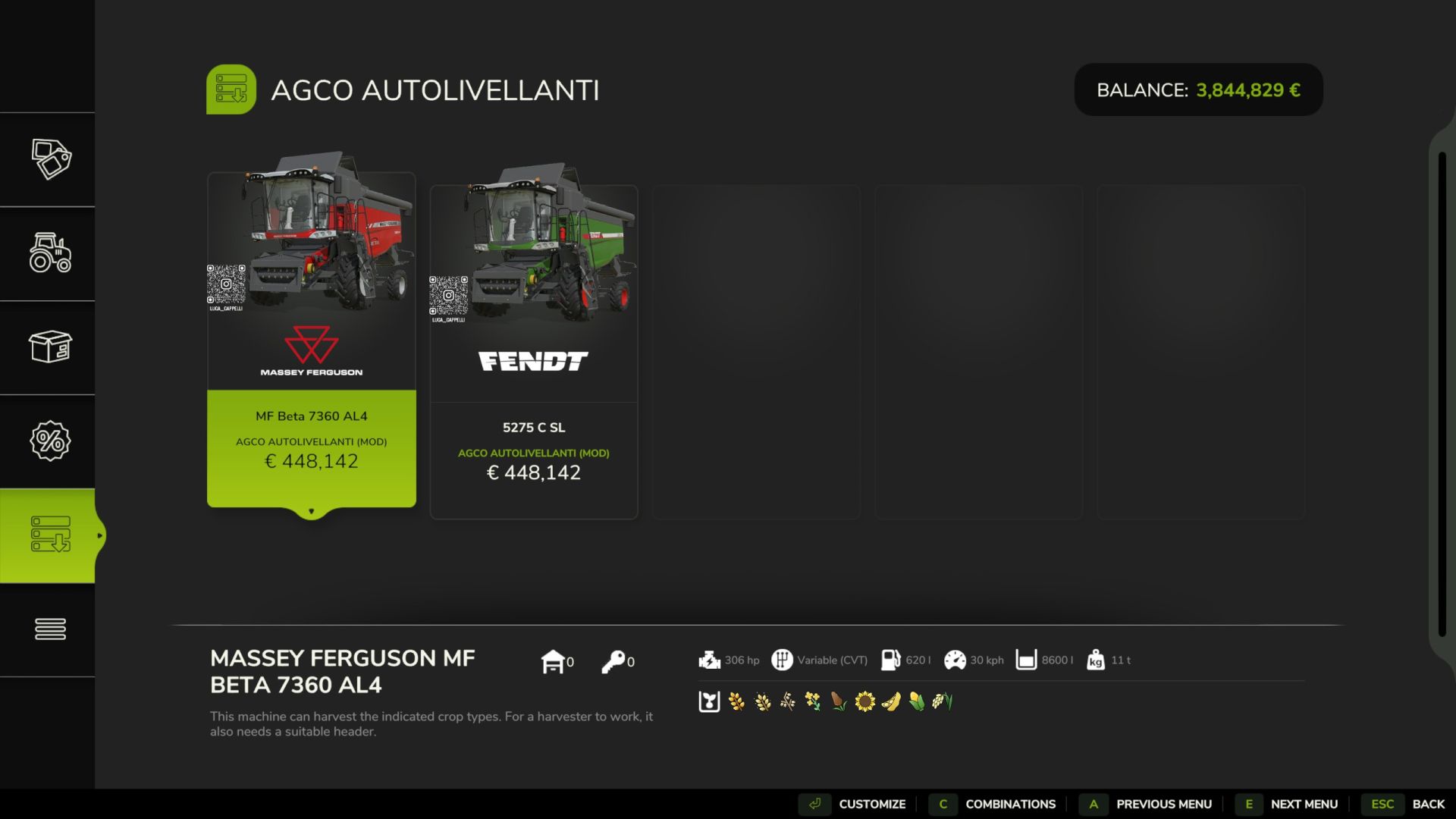 AGCO AGOLENTE AGCO COMBILHA
