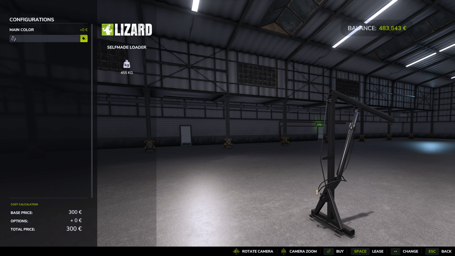 Ładowarka big bagów własnej roboty