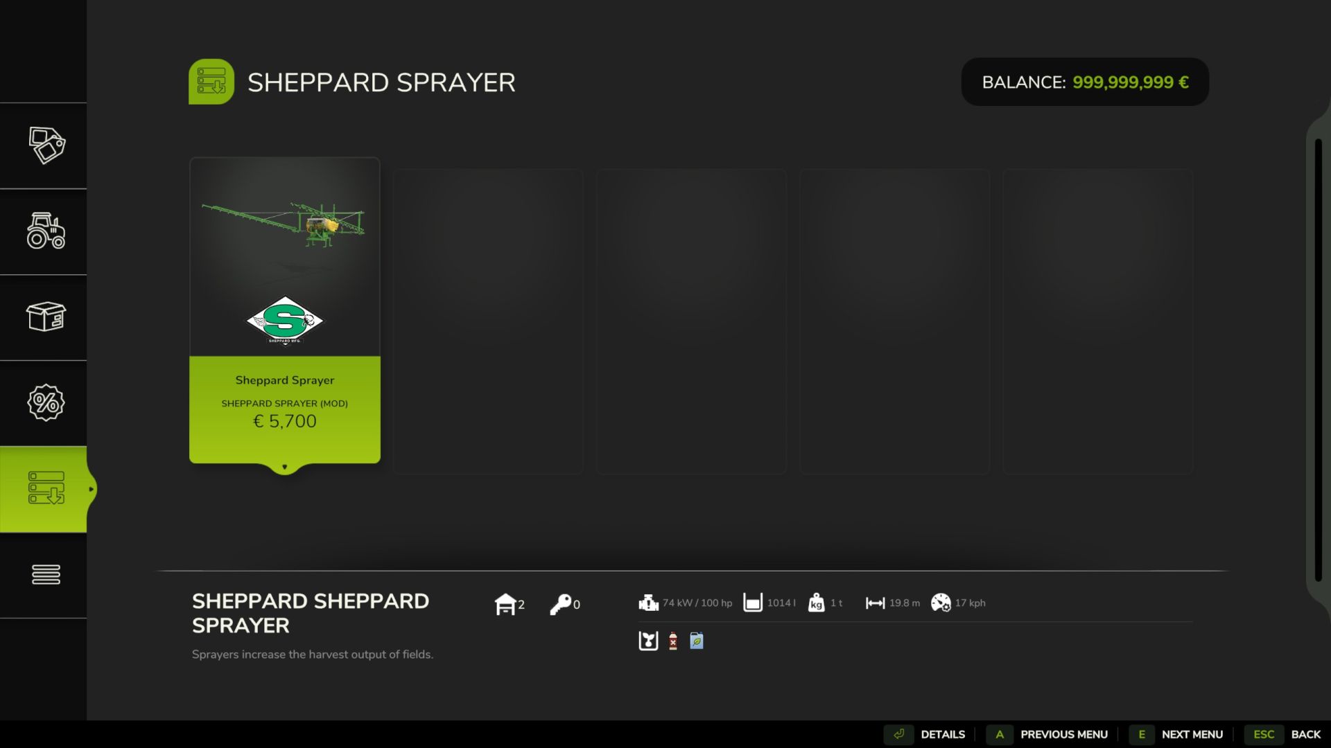 Sheppard Sprayer