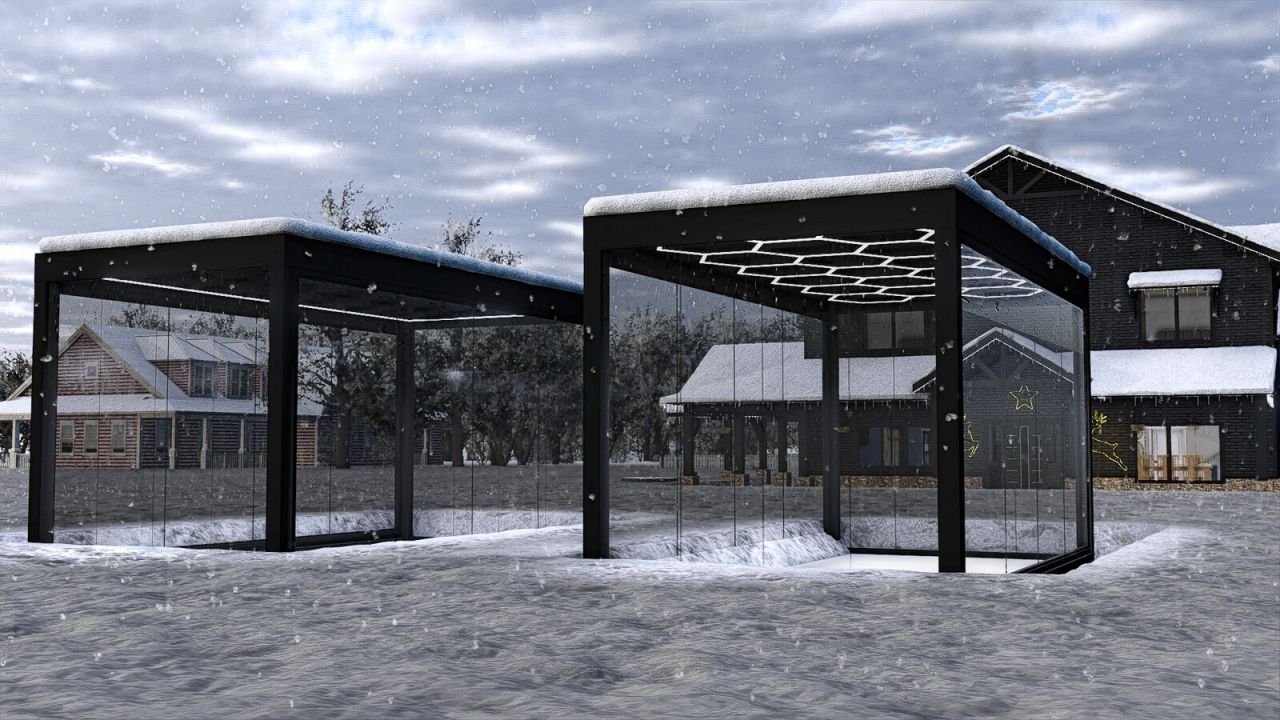 Contenitore per showroom