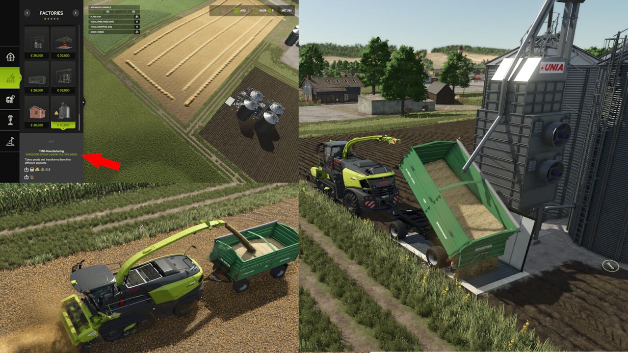 Shredded Straw Addon