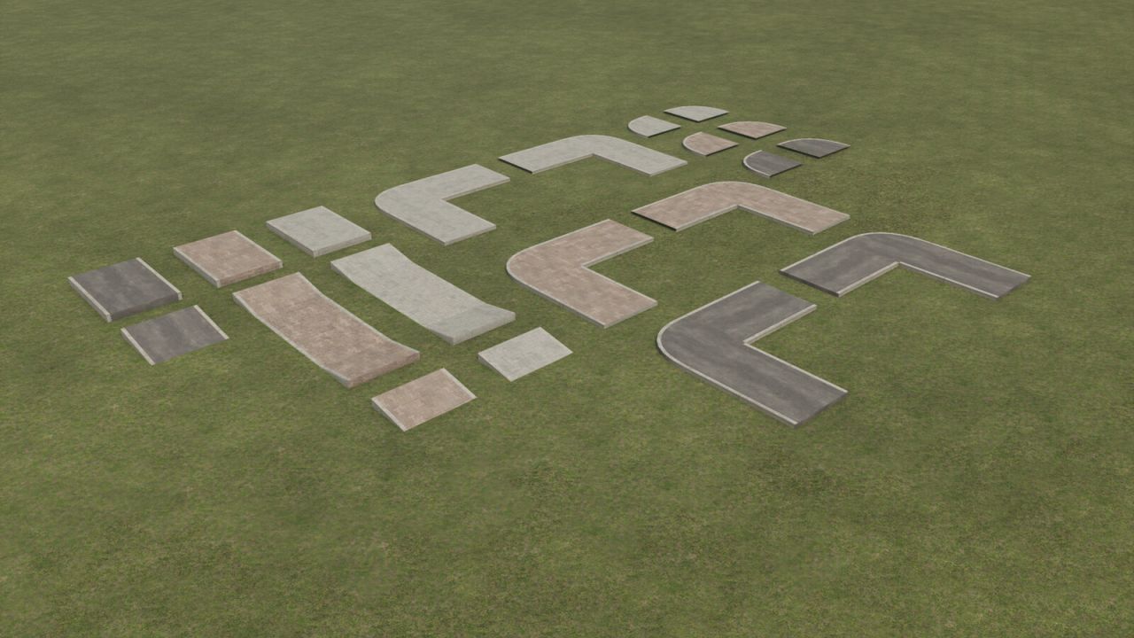 Pack De Trottoirs (Prefab)