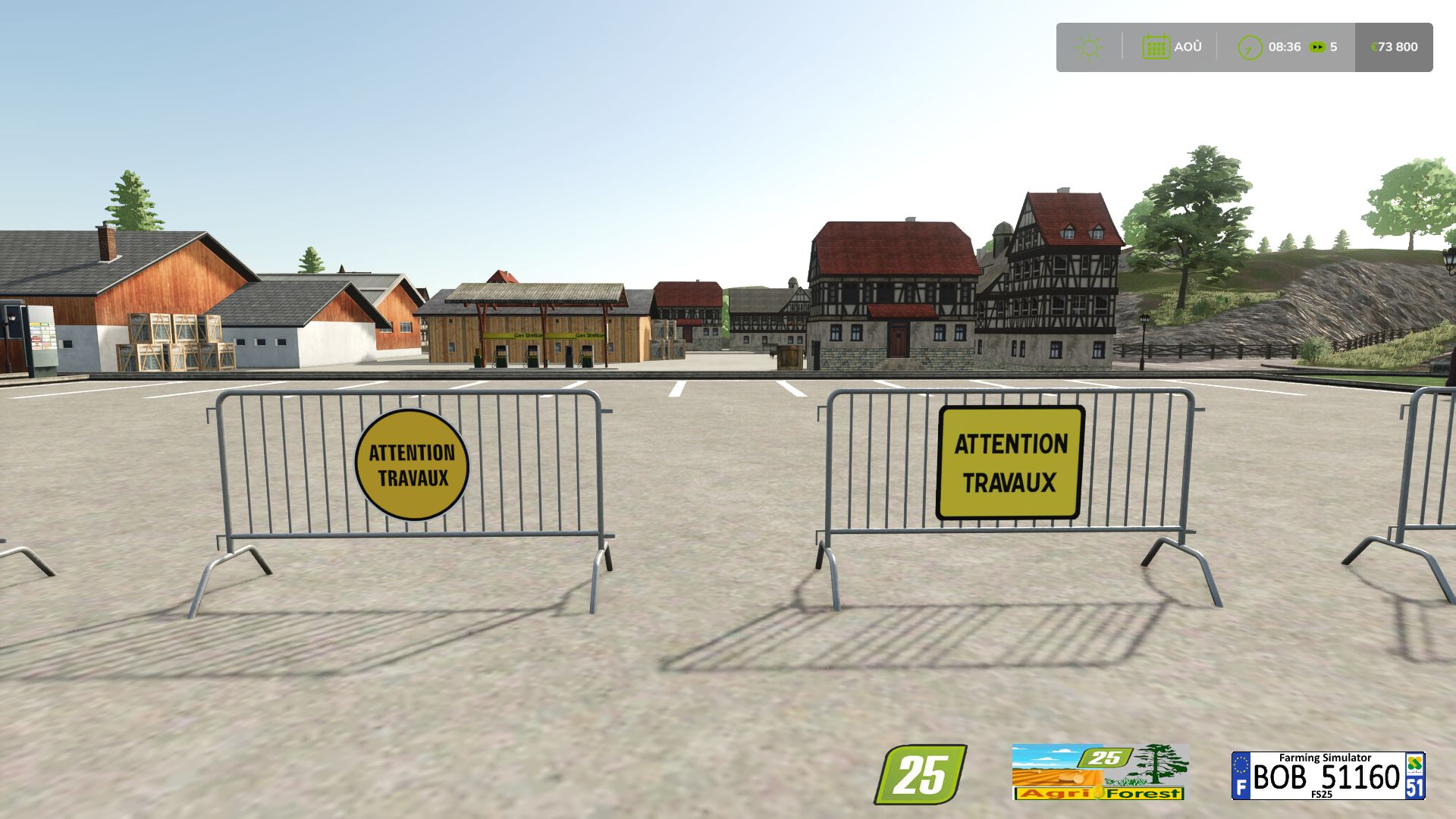 Pack de barrières de signalisation