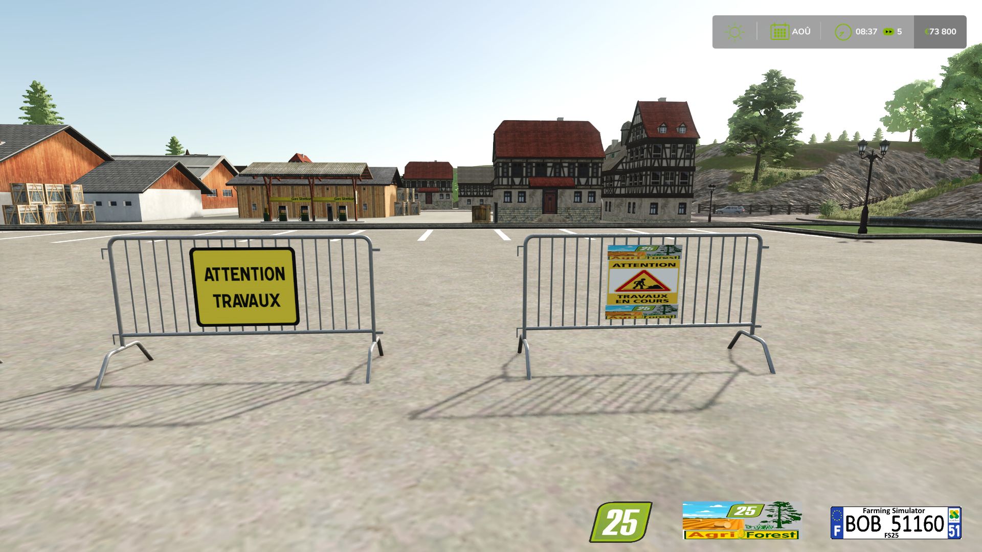 Pack de barrières de signalisation