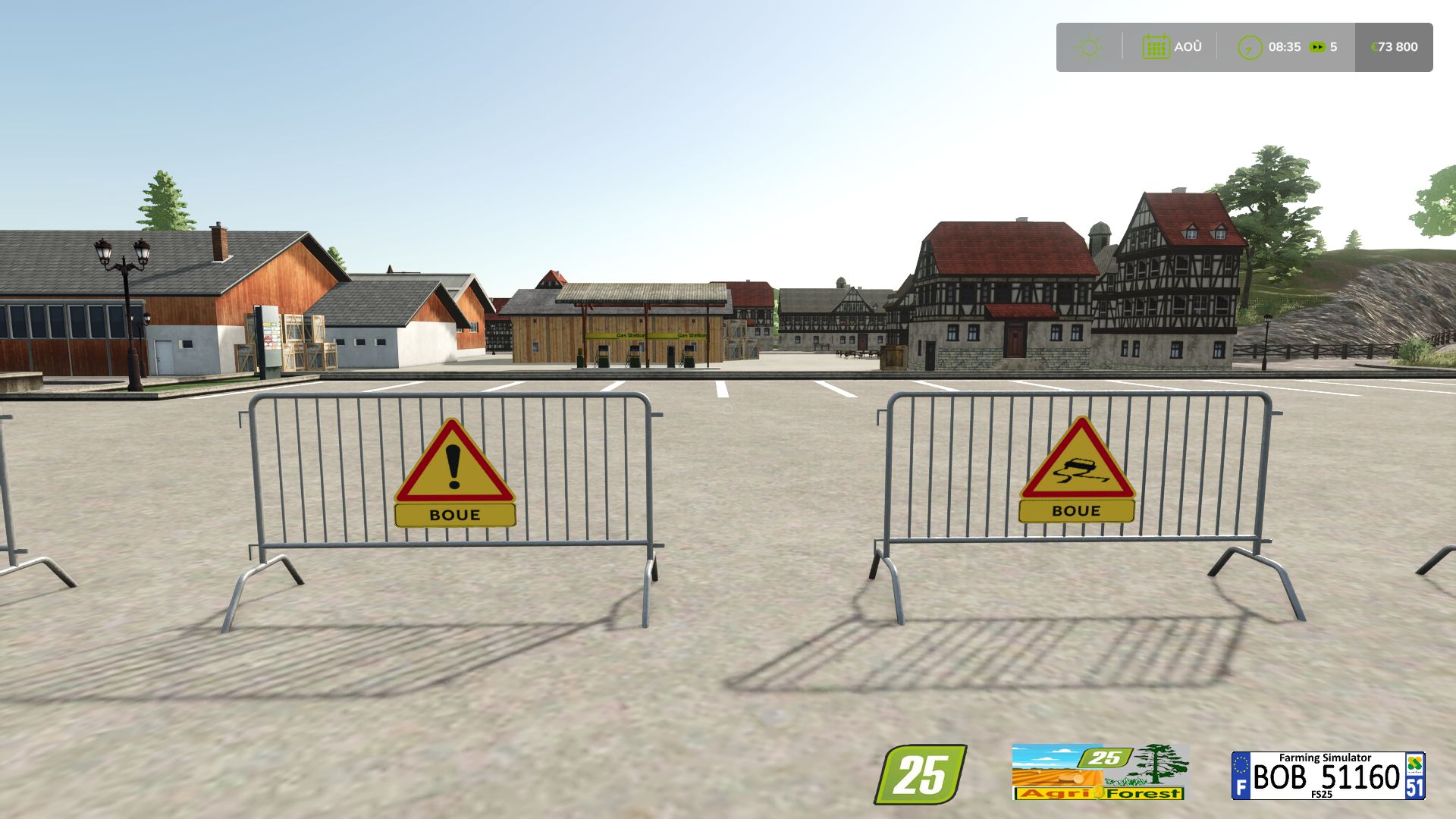 Pack de barrières de signalisation