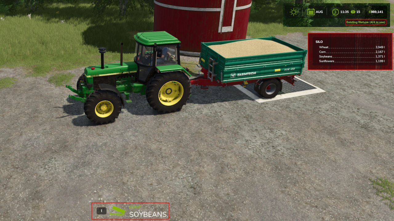 Silo FillType limitant