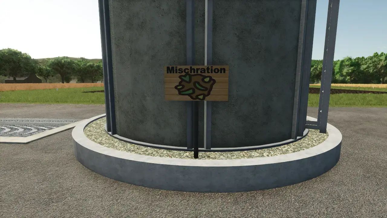 Silo for mixed ration
