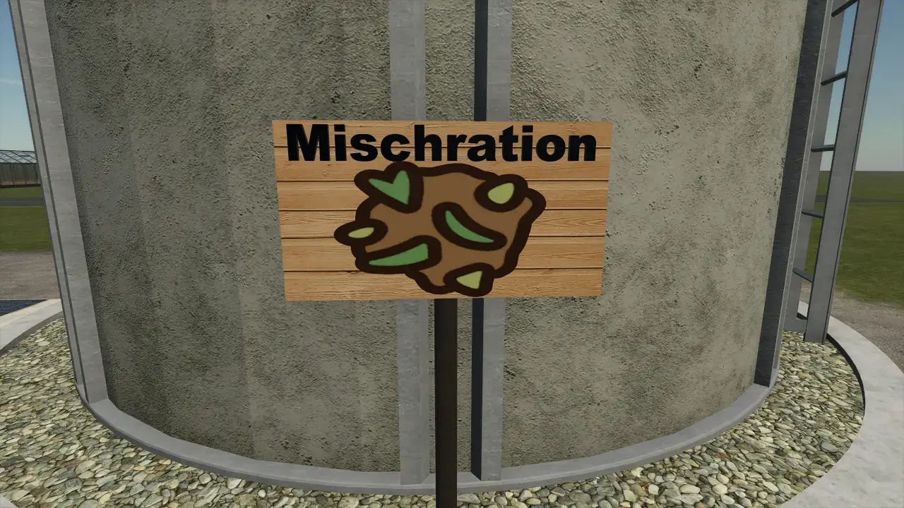 Silo for mixed ration