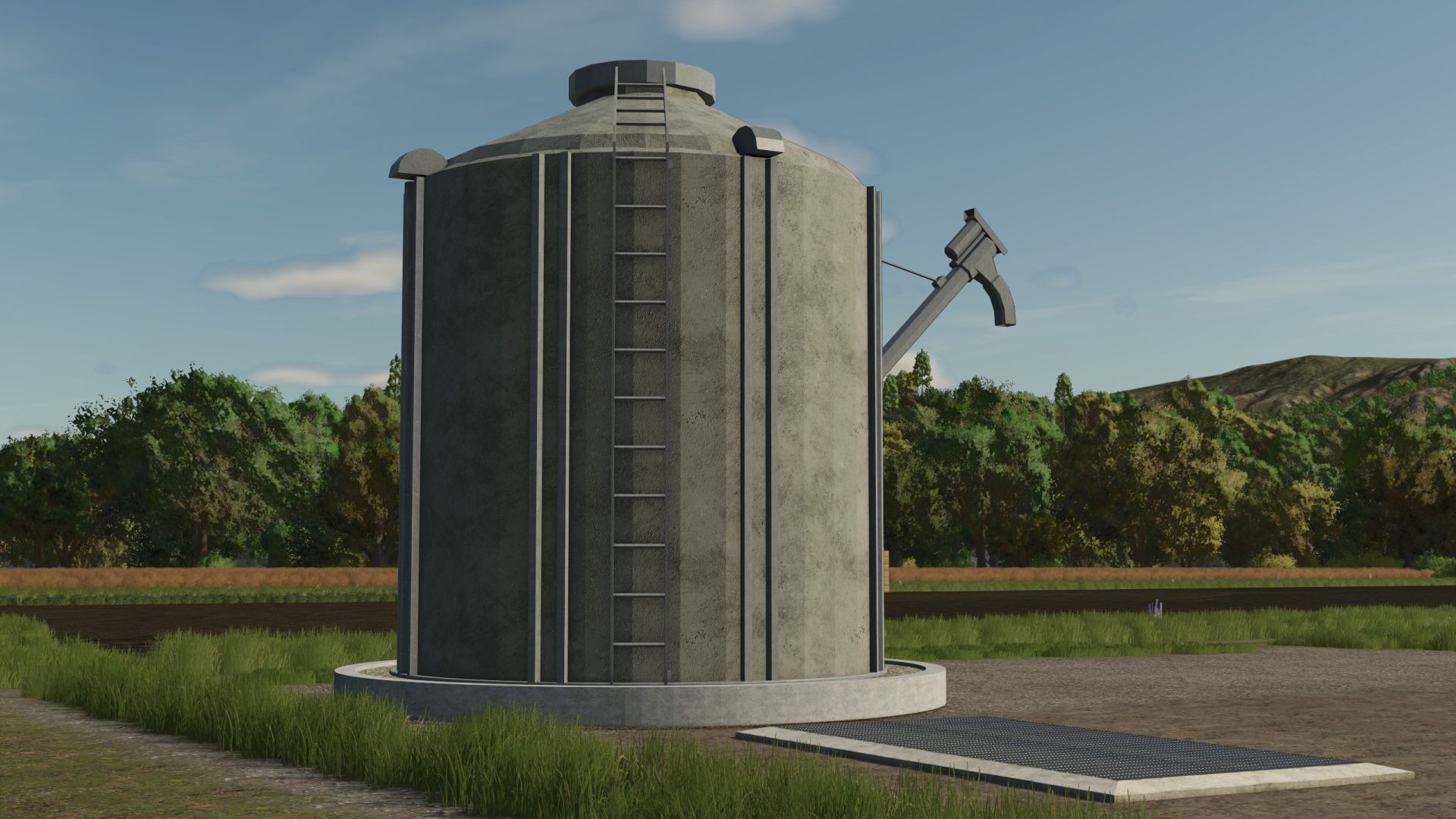 Silo for mixed ration