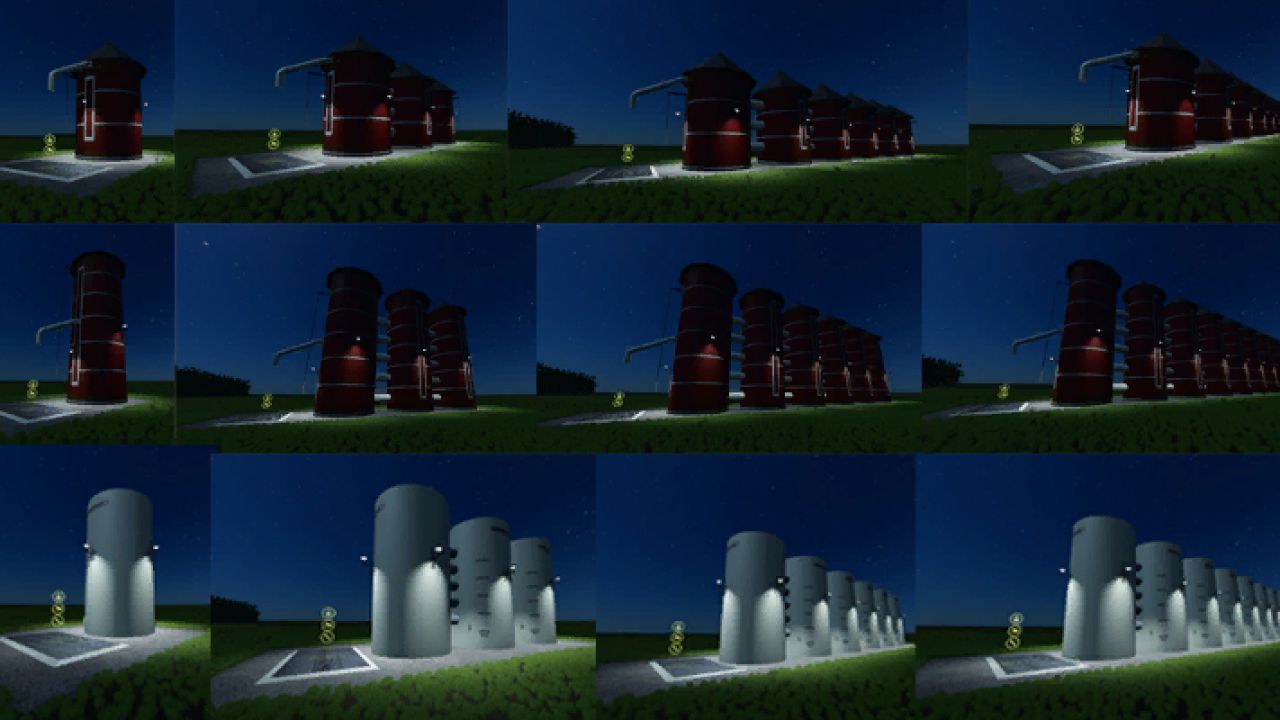 Silos und Tanks
