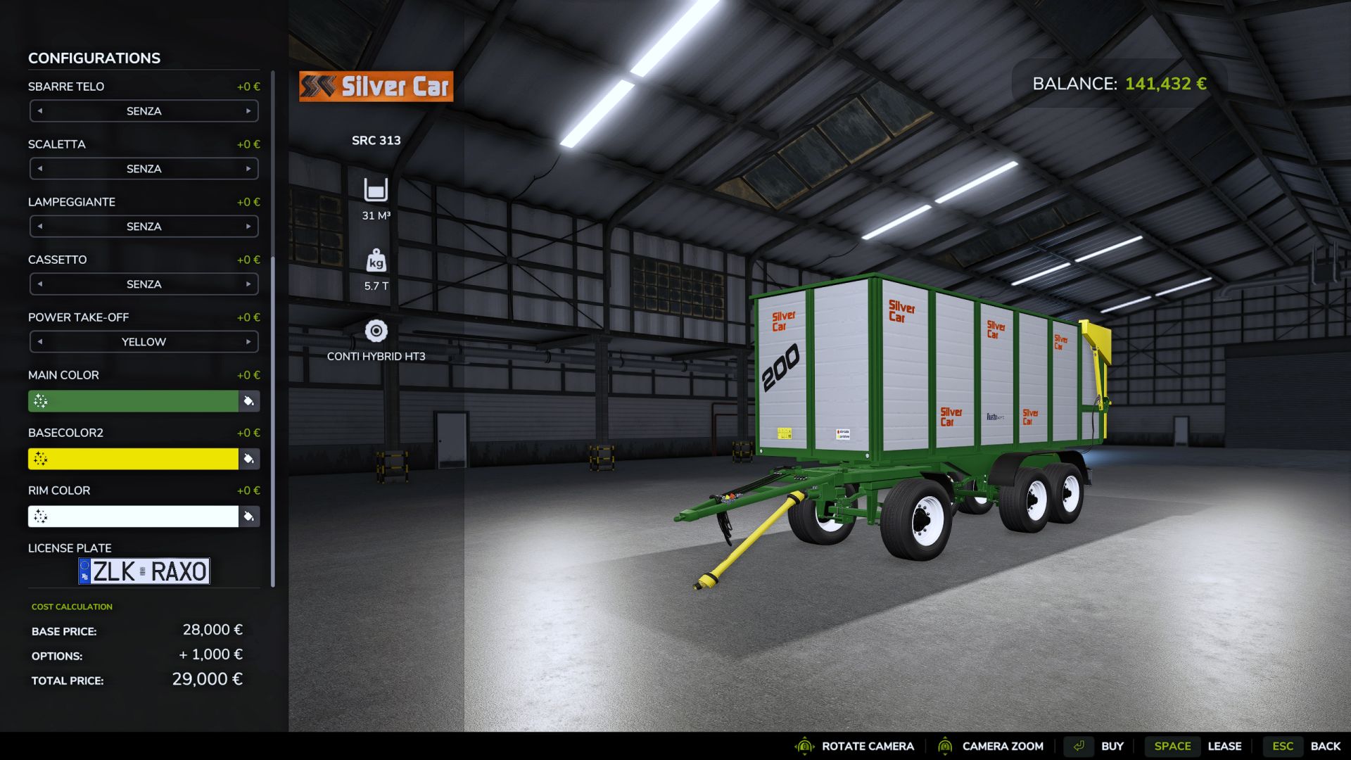 Silver Car / Vanara SRC 313