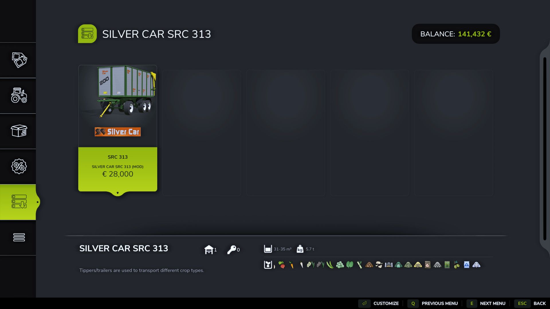 Silver Car / Vanara SRC 313