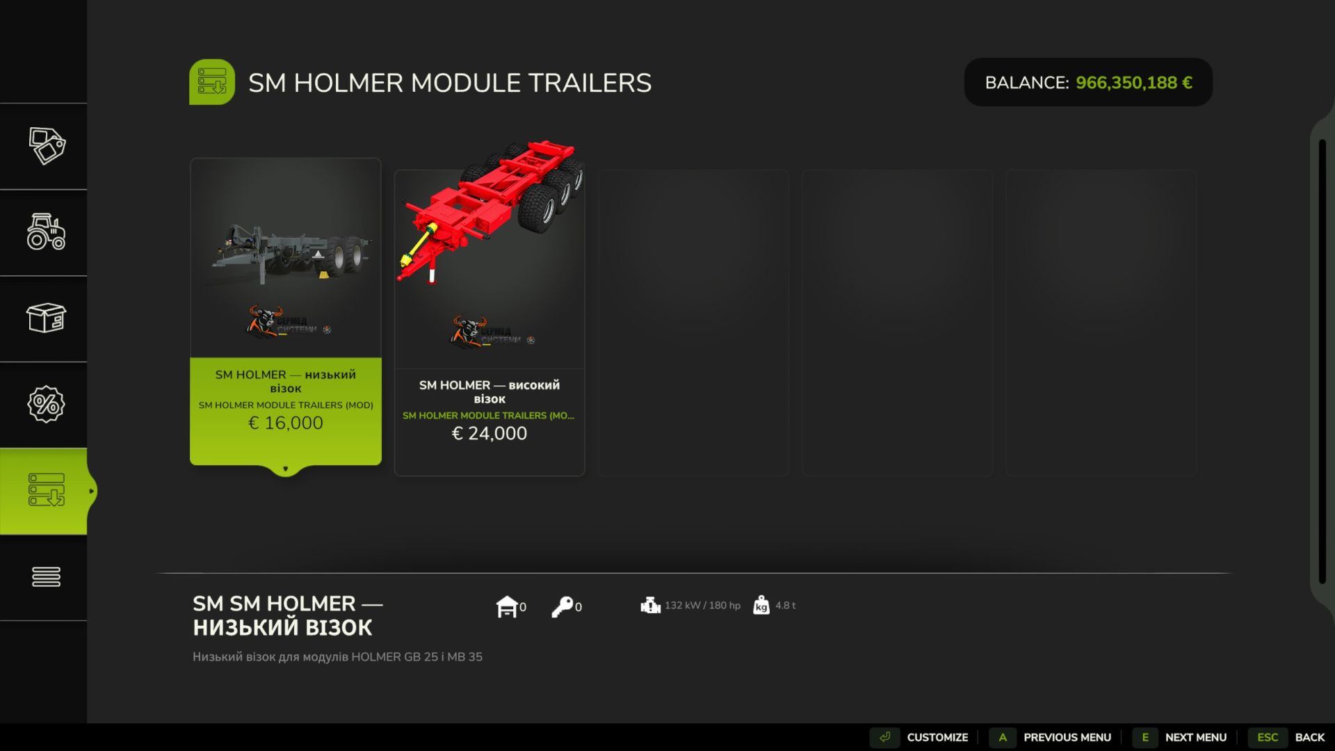 Remolque SM Holmer