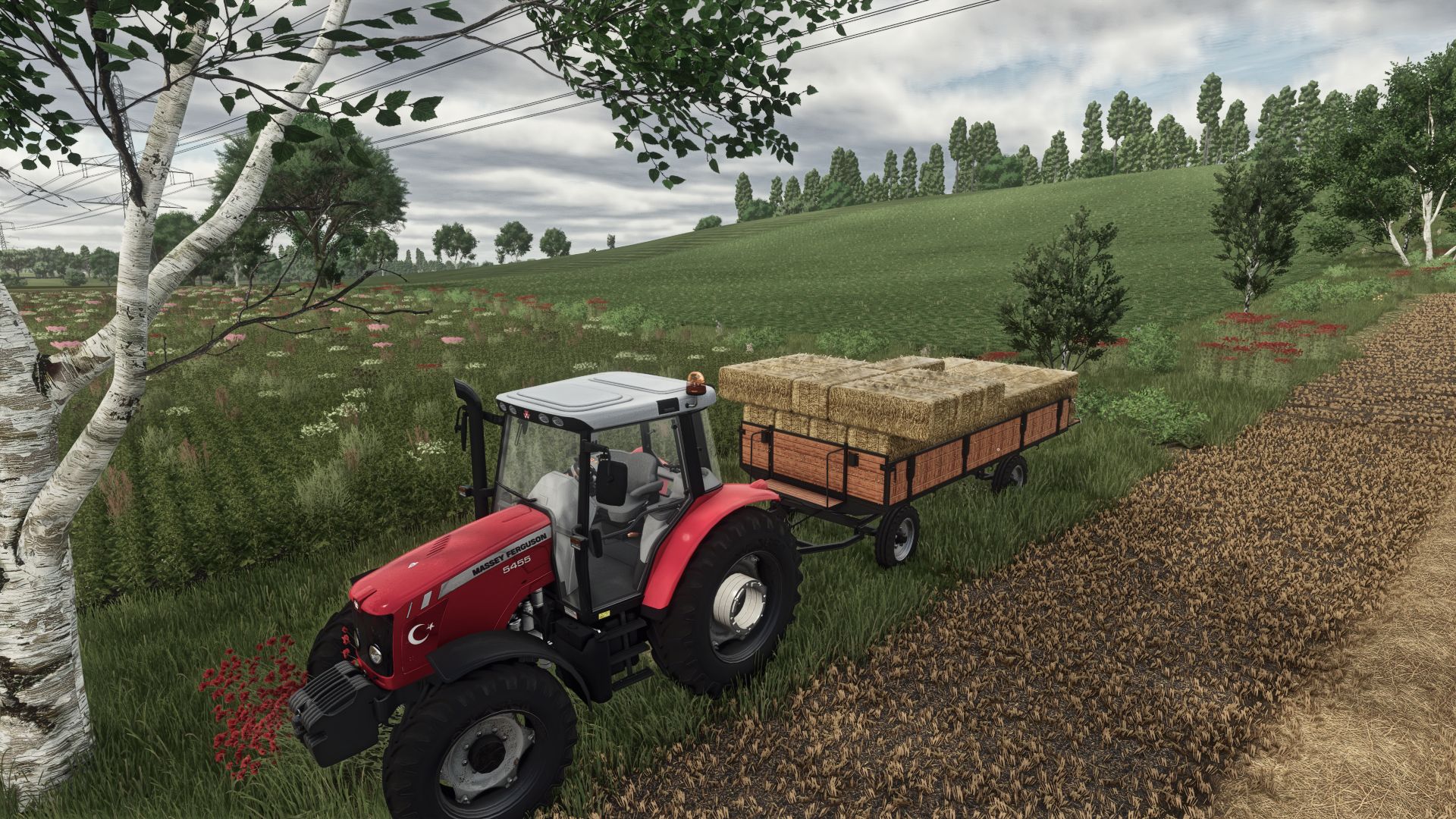Small baler and trailer pack