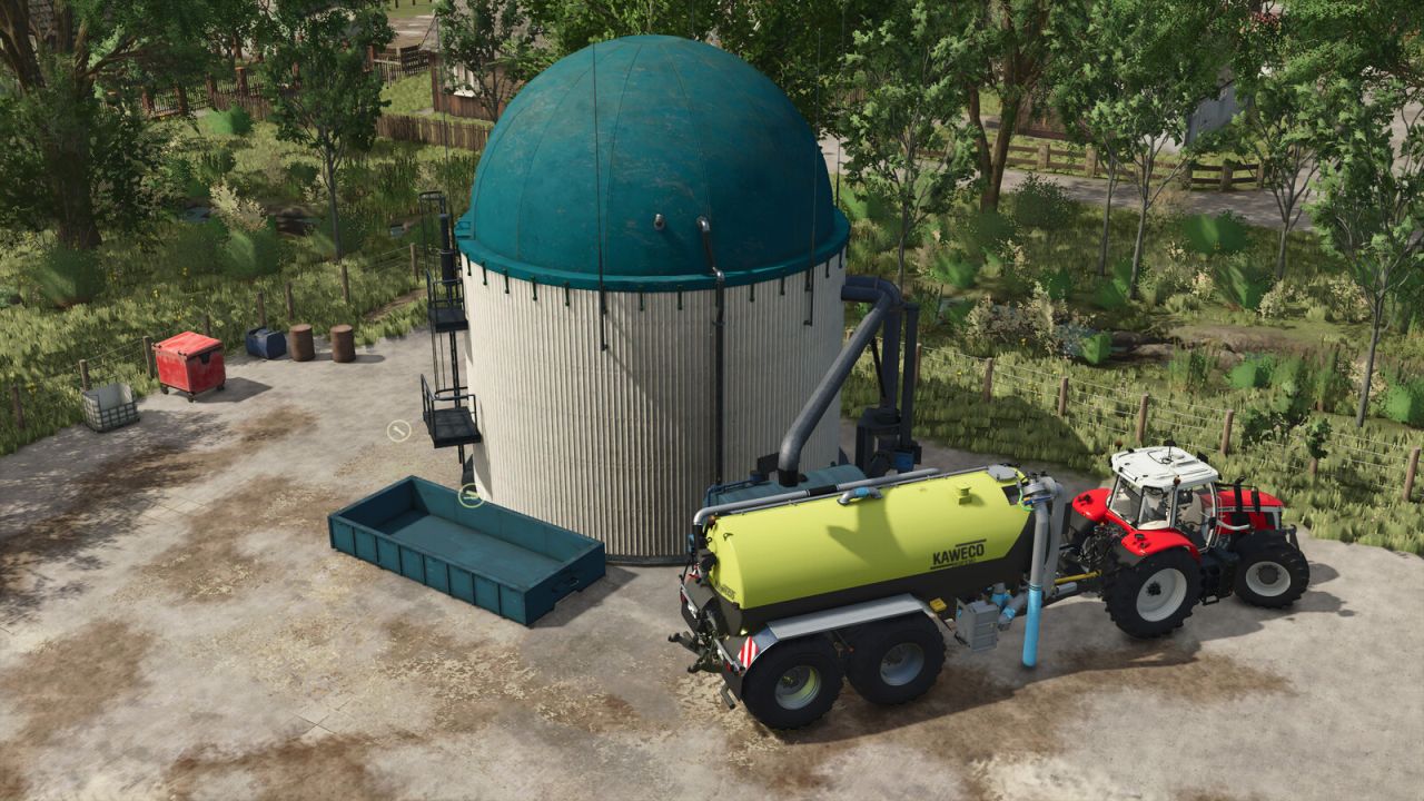 Piccole piante di biogas