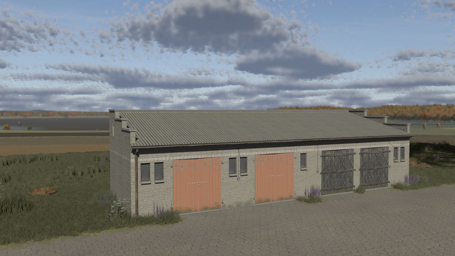Small brick garage