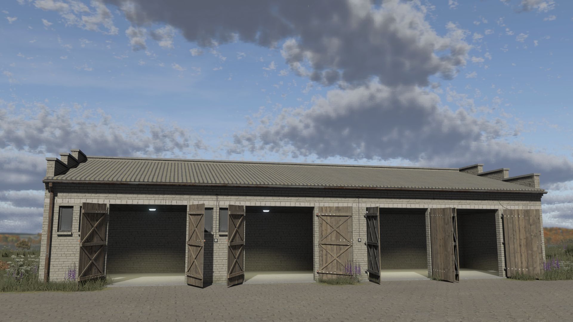 Small brick garage