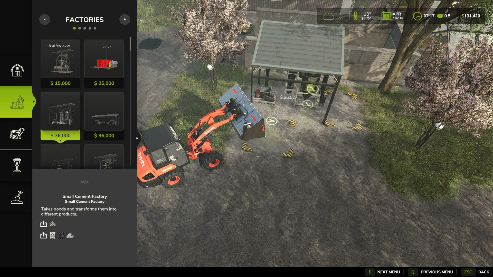 Small Cement Factory