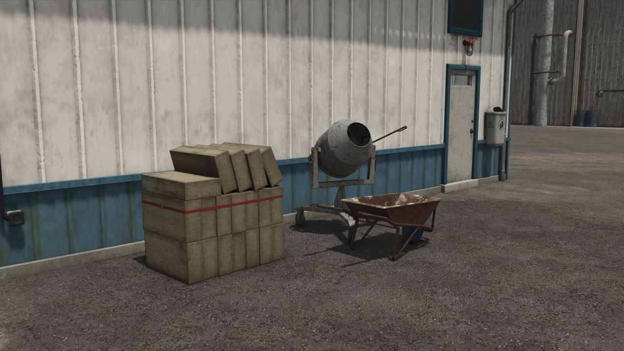 Pequena fábrica de cimento