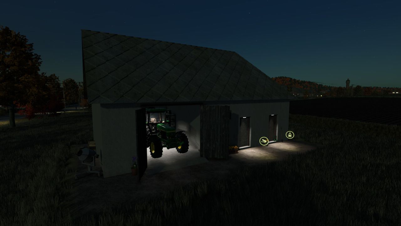 Small Garage With Root Crop Storage