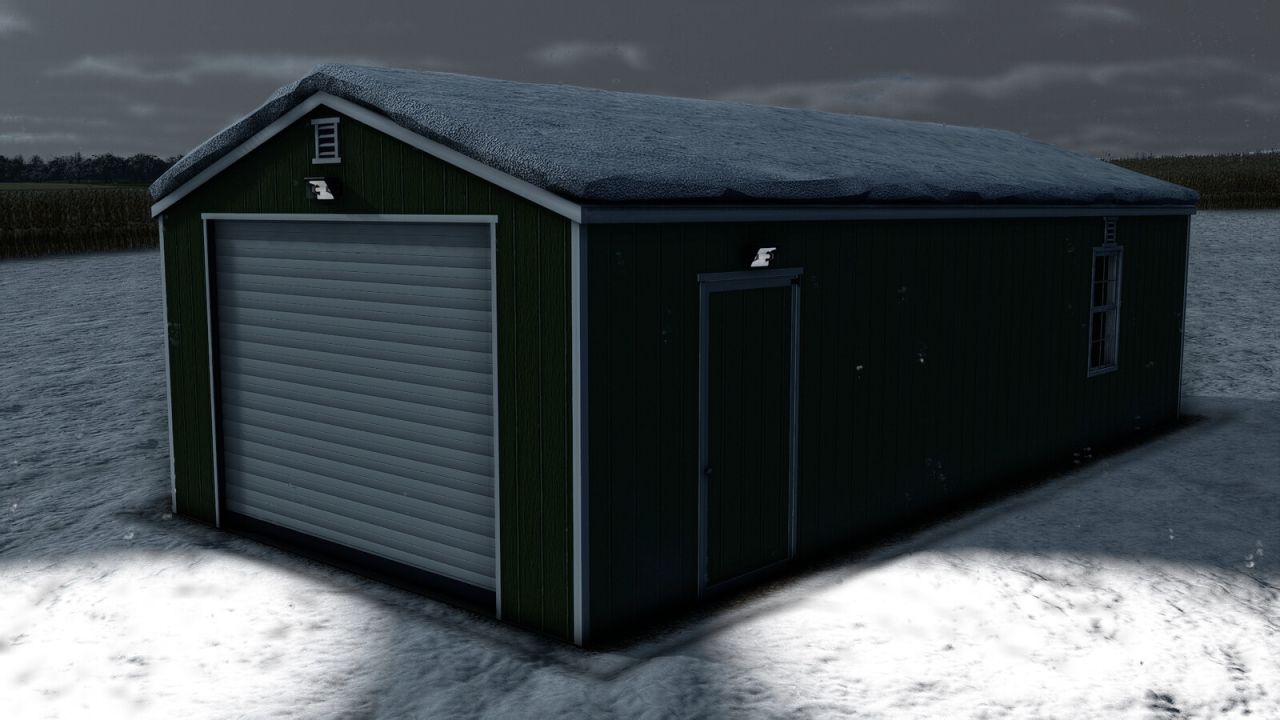 Kleine Garage Mit Werkstatt
