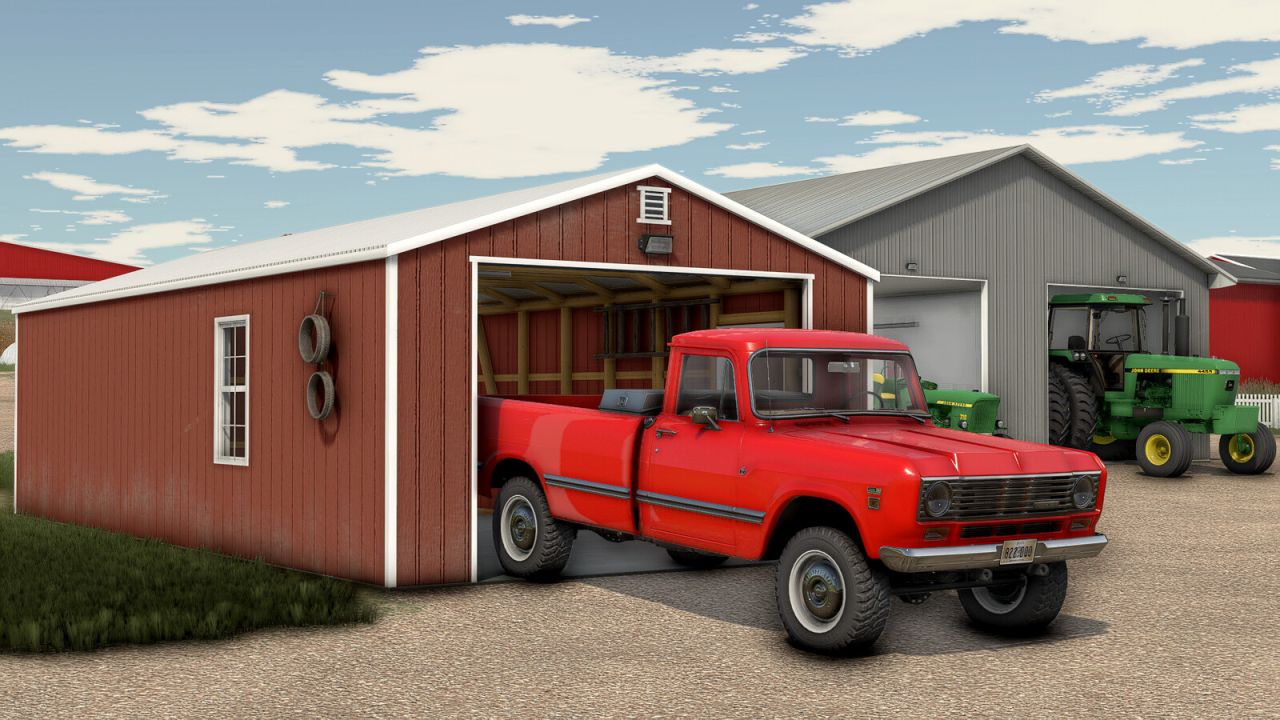 Kleine Garage Mit Werkstatt