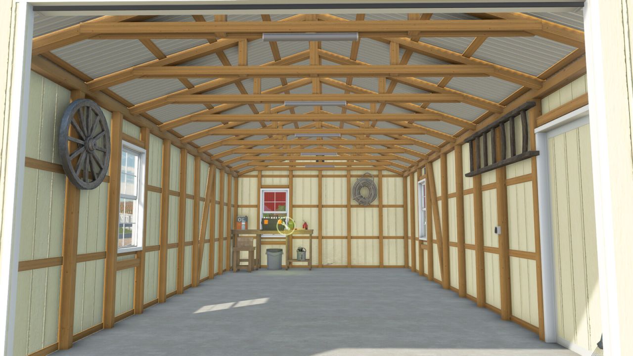 Kleine Garage Mit Werkstatt