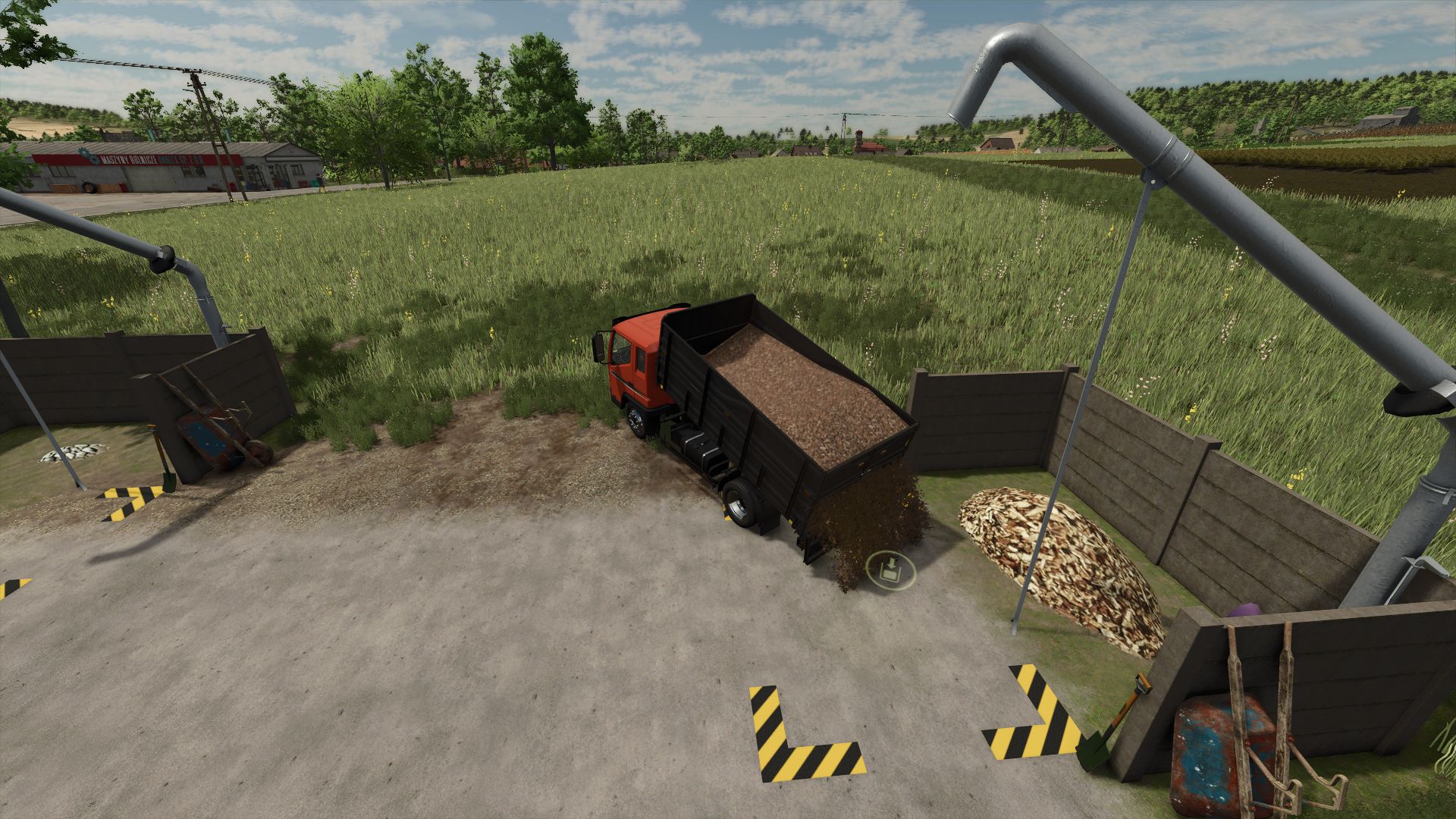 Small Handmade Stone Silo