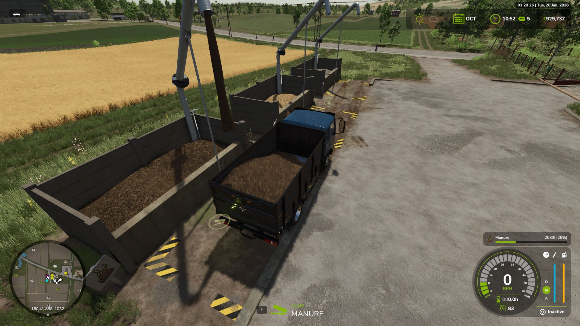 Piccolo silo in pietra fatto a mano