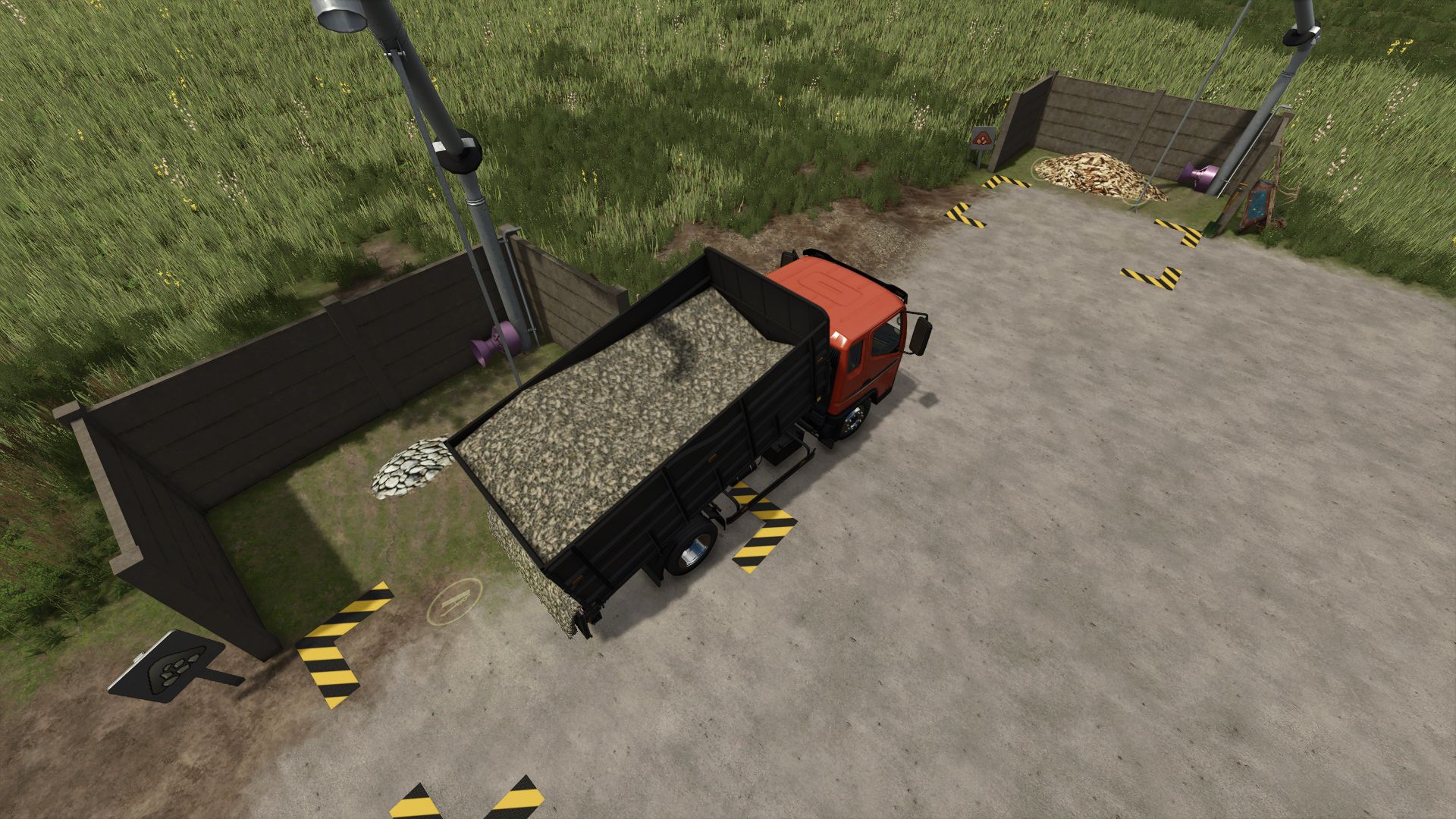 Small Handmade Stone Silo
