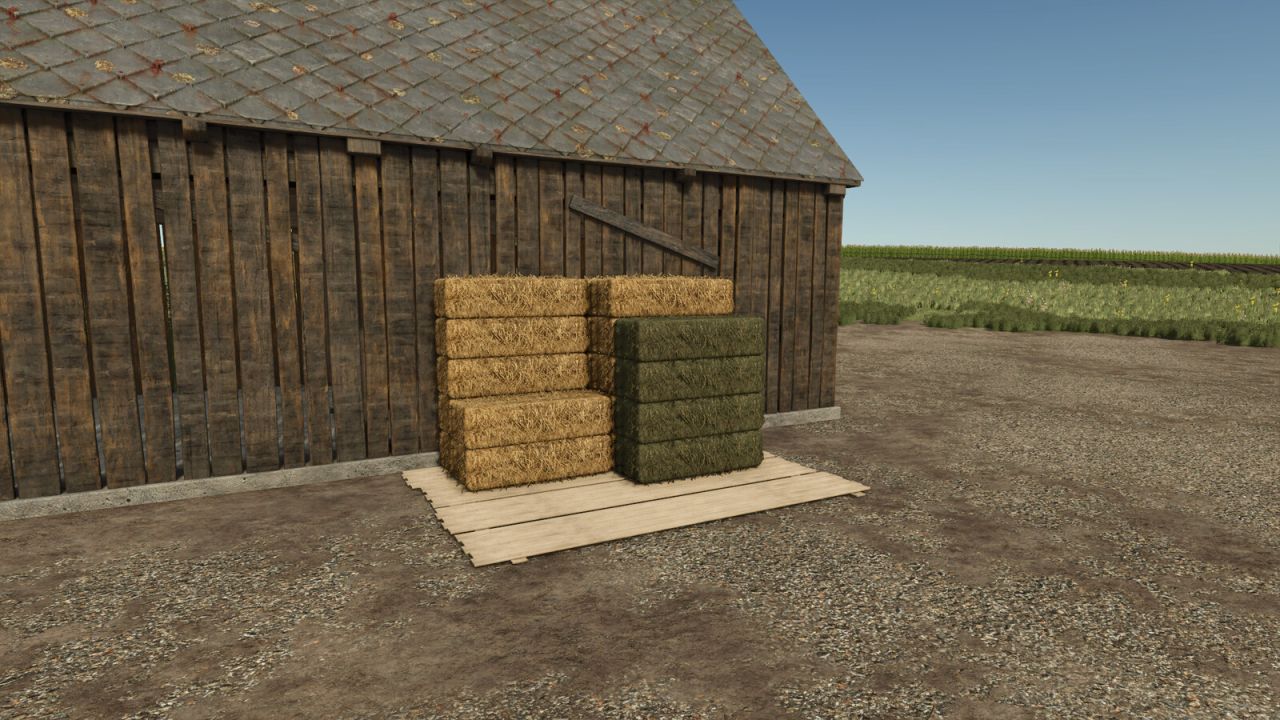 Kleines HD-Ballenlager