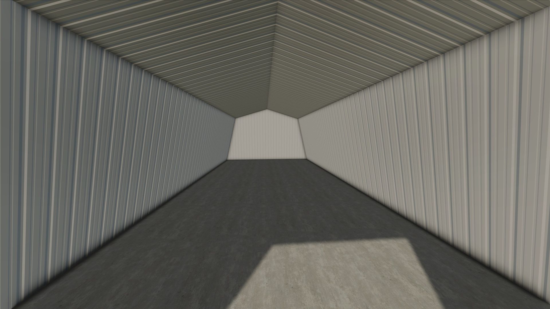 Small inclined shed