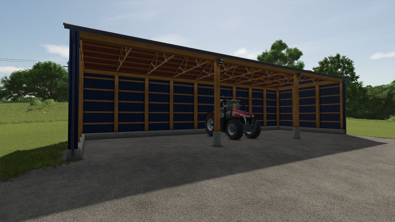 Small Machine And Bale Shed